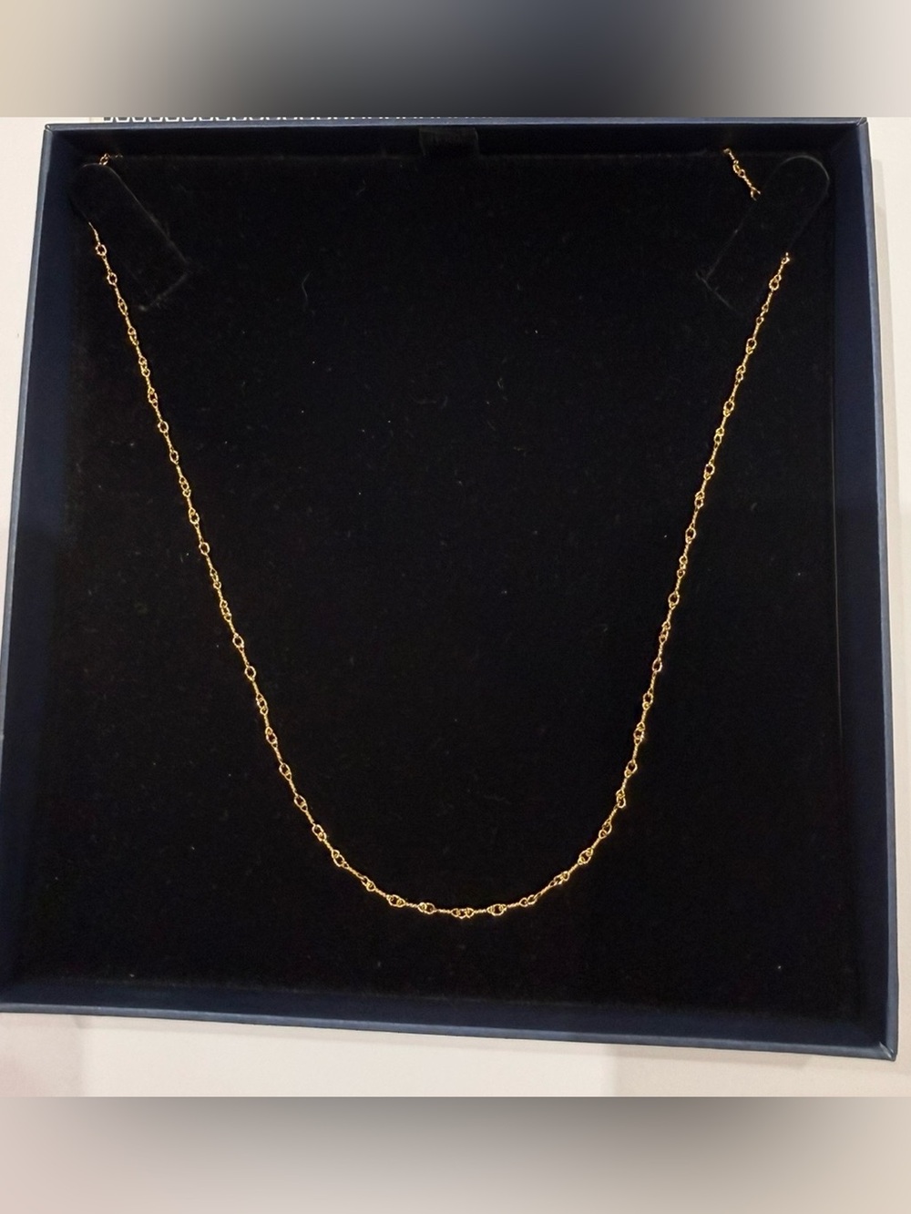 Helen Ficalora Solid 14k Gold Twist Chain Necklace (24”)